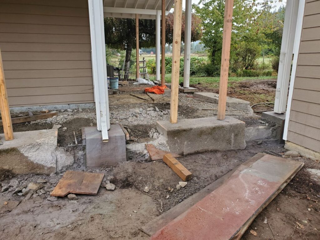 residential concrete demo & excavation