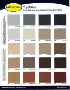 Brickform Highlights Hardeners Base Color Options