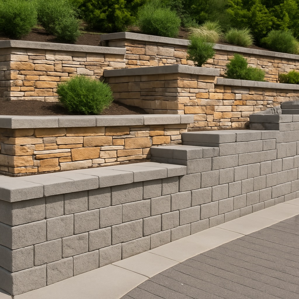 Decorative & Tiered Systems Retaining Wall