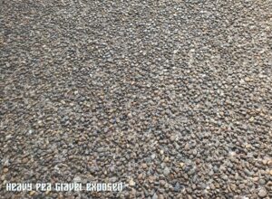 NWCD Heavy Pea Gravel Exposed Finish