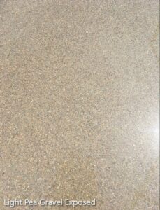 NWCD Light Pea Gravel Exposed Finish